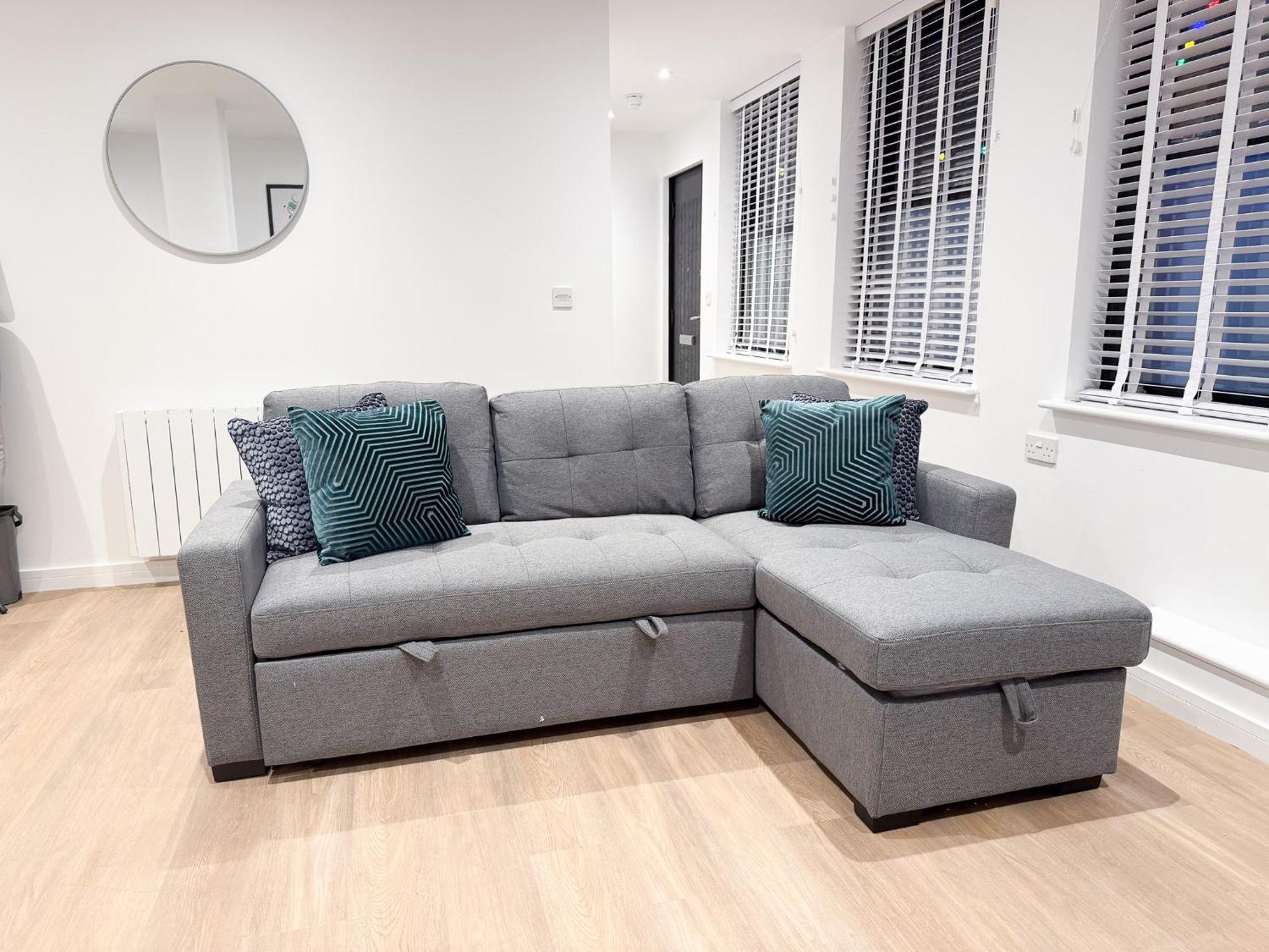 Spacious Modern 1 Bed Apartments In St Neots - Perfect For Contractors & Professionals - Free Parking - Wifi - Fully Equipped Kitchen - Smart Tv Ideal For Work Stays And Long Projects Saint Neots Exterior foto