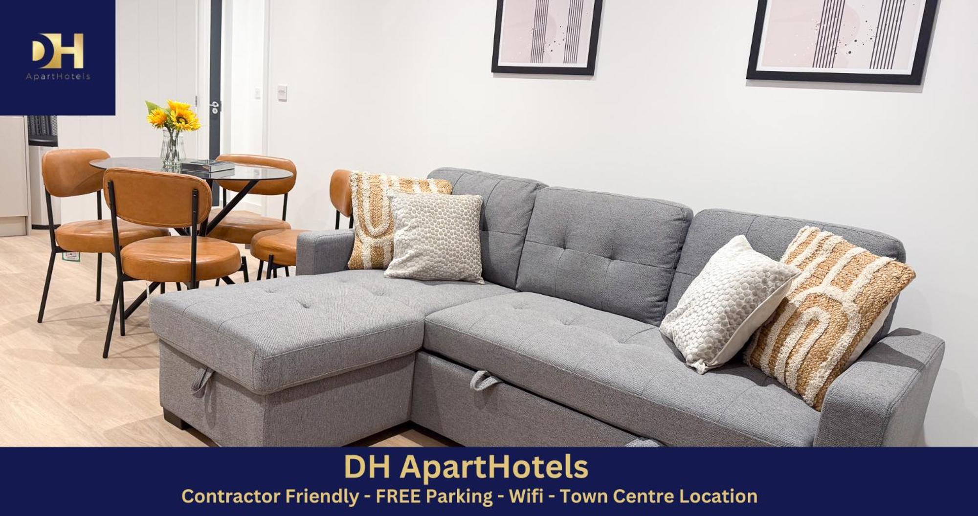 Spacious Modern 1 Bed Apartments In St Neots - Perfect For Contractors & Professionals - Free Parking - Wifi - Fully Equipped Kitchen - Smart Tv Ideal For Work Stays And Long Projects Saint Neots Exterior foto